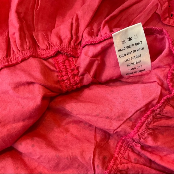 Dress Forum Fuchsia Eyelet Mini Skirt - Picture 7 of 7